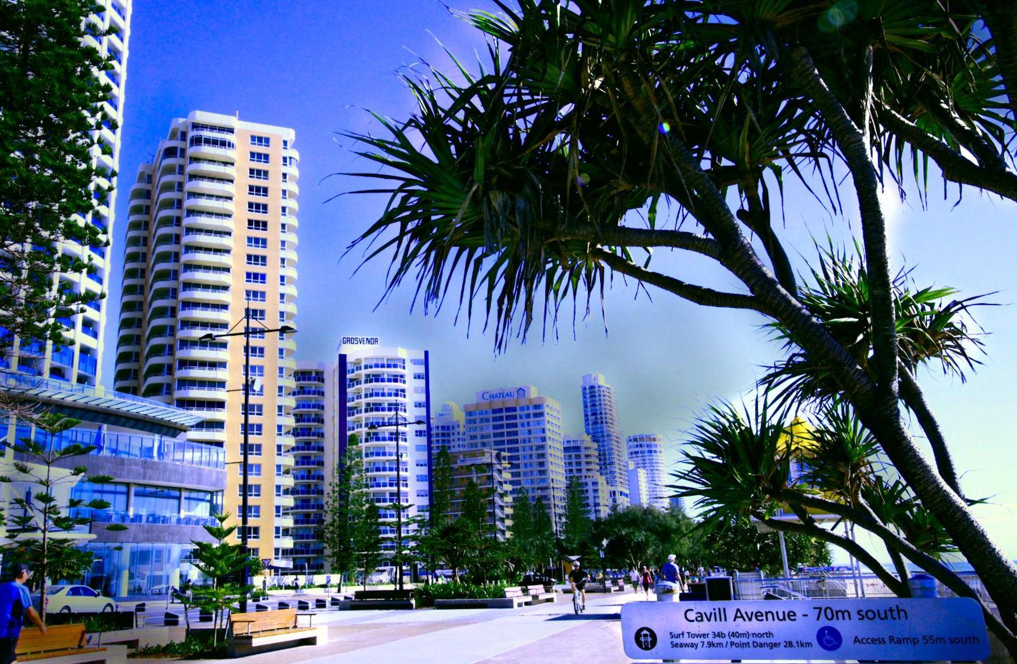 Grosvenor Beachfront Apartments Surfers Paradise Gold Coast Eksteriør billede